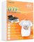 TRILINK DTF Transferfolie A4 (21 x 29,7 cm)-100 Blätter Premium PET Direct to Film Druck Folie, Transferpapier für DTF Drucker-Geeignet für Baumwolle, Polyester und Textilien - Ideal für T-Shirt Druck