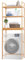 MY FAT GORILLA Waschmaschinenschrank - Waschmaschinenregal - Toilettenregal - 66 x 26 x 170 cm - Waschmaschinen Regal - Regal über Waschmaschine - Waschmaschinenumbauschrank