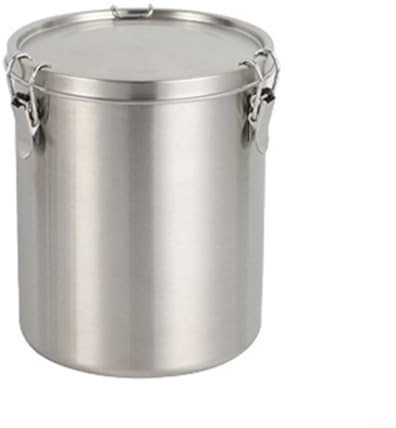 Eawfgtuw Récipient hermétique en acier inoxydable pour stockage de farine, thé, café, grains de sucre, farine (2500 mm1)