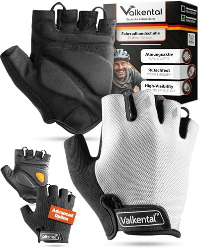 Valkental Fahrradhandschuhe Fingerlos, Herren & Damen