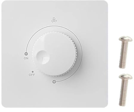 Asukohu Régulateur de vitesse de ventilateur rotatif pratique pour ventilateur de plafond 120 W 300 W 500 W 10 0 a 220 V Haute puissance Contrôleur de vitesse de plafond Interrupteur mural