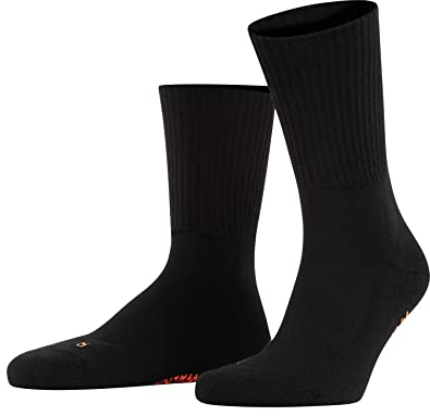 FALKE Unisex Socken Walkie Light U So Wolle Funktionsmaterial einfarbig 1 Paar, Schwarz Black 3000, 44-45
