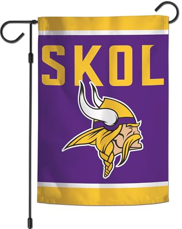 WinCraft Minnesota Vikings 2-Sided 12'' x 18'' Garden Flag