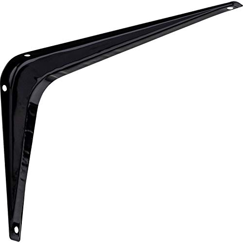 Regalhalter für Regalböden, 15,2 x 20,3 cm, Schwarz