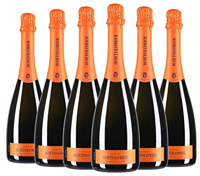 Valdobbiadene Prosecco Superiore Extra Dry DOCG Senior box da 6 bottiglie Bortolomiol 2017 0,75 L