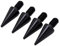 PrecisionGeek M6 Noir Aluminium Haut-Parleur Pointes de découplage/Cônes Lot de 4