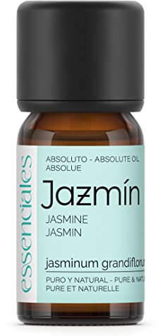 Essenciales - Aceite Esencial Absoluto de Jazmín, 100% Natural, 5 ml | Aceite Esencial Absoluto Jasminum Grandiflorum