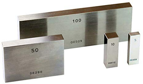 MIB Einzel-Endmaß aus Spezialstahl, gehärtet Güte 1 alle Größen zur AUSWAHL: 100,0 mm