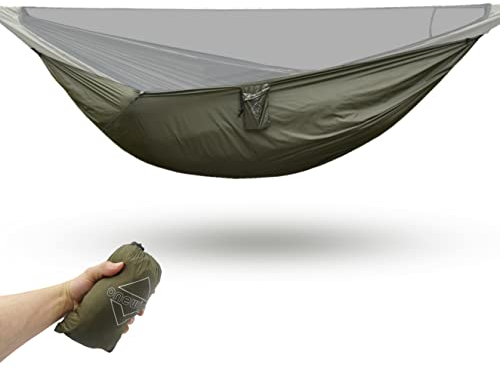 Onewind Premium Hängematte Underquilt Protector für einzelne und doppelte Hängematte, dauerhafte Schutzhülle Hängematte Double Skin Gear für Winter-Camping, Backpacking und Reisen, OD Green