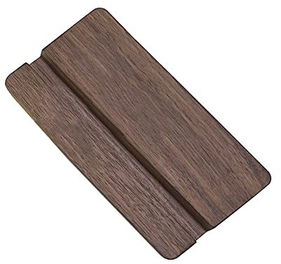 Gisela Support de téléphone portable en bois à double fente pour bureau et tablette (noyer, support de tablette)