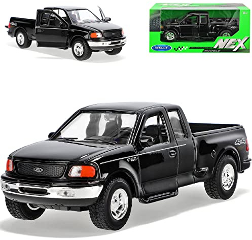 Welly Ford F*150 Pick-Up Schwarz 1996-2004 1/24 Modell Auto