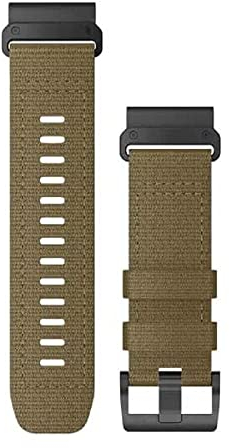Garmin QuickFit Ersatz-Uhrenarmband, 26 mm, Coyote Tan Nylonband, hautfarben, Einheitsgröße, Modern