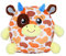 Dream Beams Basil (Stier) süßes, kuscheliges, weiches Plüschtier, Squishy Kuscheltier, Glow in The Dark Elemente, einfach waschbar, Größe: 30cm, für Kinder und Jugendliche ab 0 Jahre