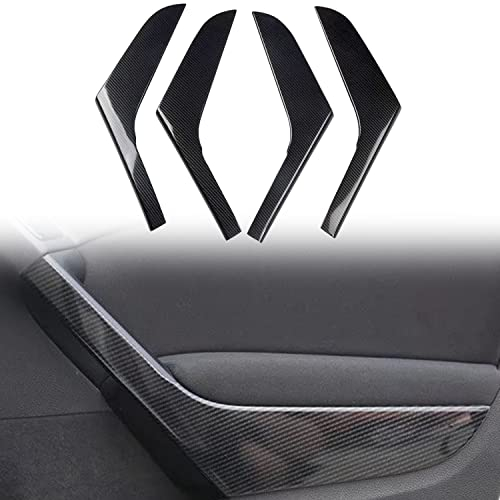 per Golf VI 6 MK6 2008-2012 Cornici dei Pannello Interno Portiera Maniglia Plastica ABS 4 pezzi