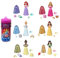Mattel DISNEY Princess - Party Edition Sortiment, Color Reveal-Puppe, 6 Überraschungen, Wasser-Röhre, Diadem, für Kinder ab 3 Jahren, HMK83
