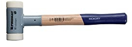 Promat Schonhammer Länge 375 mm Kopf-Ø 40 mm Hickory rückschlagfrei hart Nylon weiß