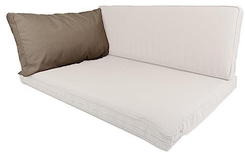 Nordje Comfort Lehnenkissen Taupe 73x40 cm