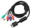 Wlauqueta Ypbpr für PS2 / / / , bereit für HDTV, AV-Kabel, HDTV-Komponente, 5 Drähte, 6 Füße, Schwarz