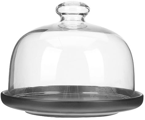 Luxshiny Tortenständer Mit Glaskuppel: 6-Zoll TortenstäNder Mit Deckel, Kuchenglocke FüR Kuchen, Desserts, Obst Und Snacks