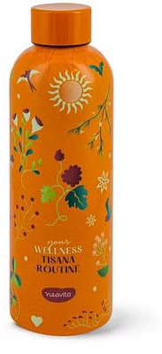 Neavita Bottiglia Thermos In Acciaio Tisana Routine Arancione Da 500 Ml