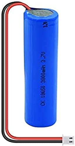 Batterie Li-ION 3.7v 3800mah 18650, Batterie Rechargeable avec Prise Xh 2p + Câble Bricolage