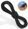 Akicderu Corda in gomma, 6 mm, 20 m, cavo di espansione, cordino in gomma resistente, elastico, corda per telone, corda di serraggio per fai da te, colore nero