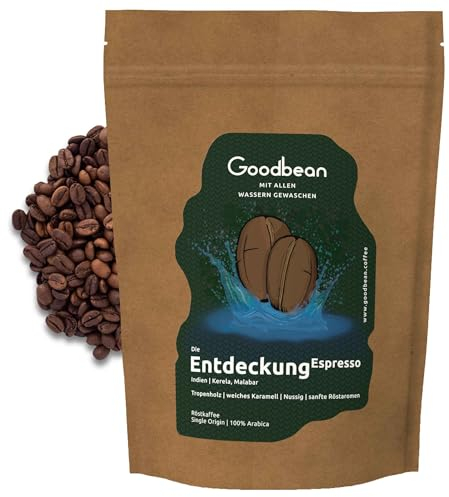 Die Entdeckung - Espresso | Kaffeebohnen 500g - 100% Arabica | für Vollautomat/Siebträgermaschine/Espresso | Kaffee ganze Bohnen | Frische Coffee Beans