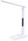 DOITOOL Lampe dimmen Schreibtischlampe table sauces & condiments werkstattleuchte tempt the white Leselicht Tischlicht dimmbare tischlampe Augenschutzlampe Leseleuchte LED Uhr Student Weiß
