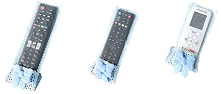 OSALADI 1stück Europäischer Stil Kreativer Stoff Spitzenbezug Für Große Gypsophila Fernbedienung Mit Schleifenmuster Blau Schützt Vor Kratzern Und Abnutzung