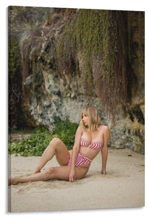 Poster Sara Jean Underwood Hot Girl auf Leinwand, Wandkunstdruck, Poster, Foto, Gemälde, Poster, Raumdekoration, 30,5 x 45,7 cm
