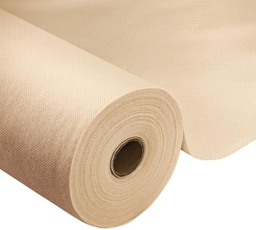 HiBeauty PRO Tischdeckenrolle Einweg, Helles apricot, 1x25m, Tischdecke | Einweg Vlies Stoffähnlich, ideal für Jede Party, Hochzeit, Geburtstagsfeier, Taufe, Gastronomie, Größe und Farbe nach Wahl