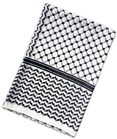 Rienan Palestine Schal, Kuffiyeh Palästina Palästinensischer Schal Generisch Keffiyeh arabischer Chiffon Schal Palestine Keffiyeh lange Schals für Den Täglichen Gebrauch Paraden Schulpartys