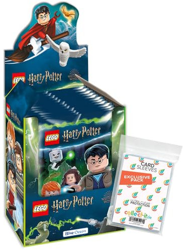 Bundle mit LEGO Harry Potter - Serie 2 - Sammelsticker - 1 Display (36 Tüten) + Exklusive Collect-it Hüllen