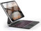 JKSML Tastatur Hülle für iPad Pro11 Zoll 4/3/2.Gen mit 7 Farben Beleuchtung Magnetische Freischwebende Design Soft TPU Rückseite Gehäuse Bluetooth QWERTZ Tastatur für iPad Pro11 2022/2021/2020,Schwarz