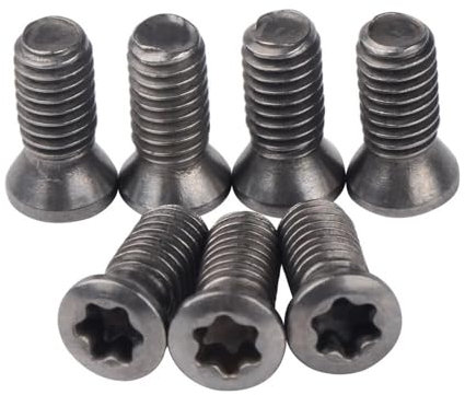Cilky Metallschrauben 50 Teile/los M 1,8 M2 M 2,5 M3 M 3,5 M4 M5 M6 Schraube Für Hartmetall Drehen Einsätze CNC Drehmaschine Werkzeug Zubehör Legierung Stahl 12,9(M2.2 x 5)