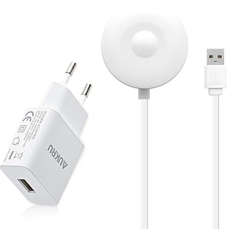 Aukru USB Elektrische Zahnbürste Ladegerät Ladestation für Braun Oral B iO7 Serie, iO8 Serie, iO9 Serie Elektrische Zahnbürste-Weiß