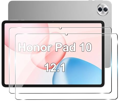 Fitudoos [2 Pezzi] Panzerglas Schutzfolie für Honor Pad 10 12.1 Zoll, 9H Härte, glasklare Displayschutzfolie,Anti-Fingerprint,entspiegelt, Kratzfest.