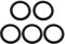 Be In Your Mind 5X O-Ring Flangia Liquido di Raffreddamento 037121133A 19,5 Mm X 3,1 Mm Compatibile con Volkswagen Golf