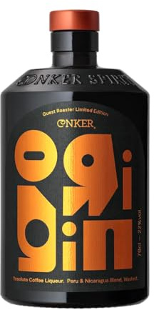 Conker x Origin Resolute Coffee Liqueur – Peruvian-Nicaraguan Origin Blend, 24 Hour Cold Brewing, Rich, Nutty, Chocolate Notes, 22% ABV Coffee Liqueur, Limited Edition, For At Home Espresso Martinis