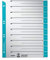 Leitz Trennblätter 1652 A4 Blau 100Er Pg