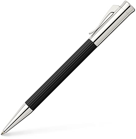 Graf von Faber-Castell 141580 - Drehkugelschreiber Tamitio Schwarz, Schreibstärke B, 1 Stück