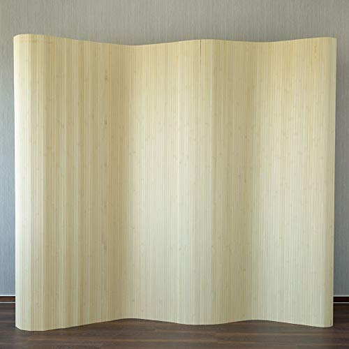 PEGANE Paravent Bambou Coloris Naturel, 200 x 250 cm