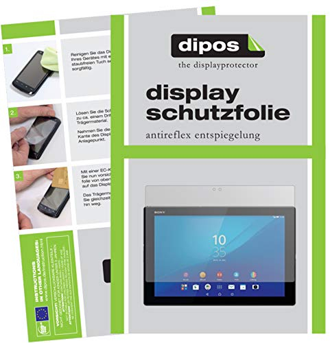 dipos I 2X Schutzfolie matt kompatibel mit Sony Xperia Z4 Tablet Folie Displayschutzfolie