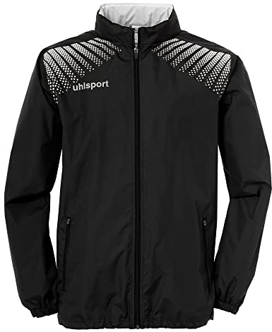 Uhlsport UHLSH Men Goal Rain Jacket - Black/White, 2X-Large