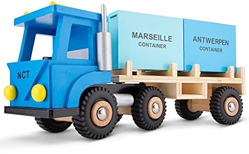 New Classic Toys - 10910 - Harbor Line - Lkw mit 2 Containern