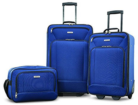 American Tourister Fieldbrook XLT Softside Bagaglio verticale, Marina Militare (Blu) - 922861596
