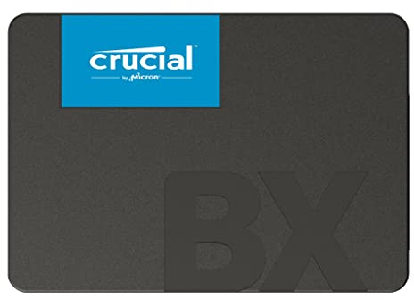 Crucial BX500 2.5 inch 240GB Serial ATA III QLC 3D NAND SSD - Solid State Drives (240GB, 2.5, 540MB/s, 6Gbps)