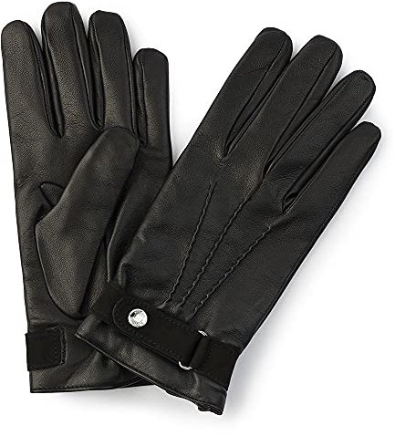Hackett Herren Commuter Glove Handschuhe, Schwarz (Black 999), Large (Herstellergröße: L)