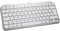 Logitech MX Keys Mini for Mac - Minimalistische kabellose Tastatur, kompakt, Bluetooth, Tasten Hintergrundbeleuchtung, USB-C, kompatibel mit MacBook Pro, Macbook Air, iMac, iPad, DEU QWERTZ, Pale Grey