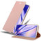 Cadorabo Hülle kompatibel mit OnePlus 8 PRO aus Premium Kunst Leder Flip Klappbare Stoßfeste Magnetische [Standfunktion] [Kartenfächern] Cover Hülle für OnePlus 8 PRO Tasche in Rosa